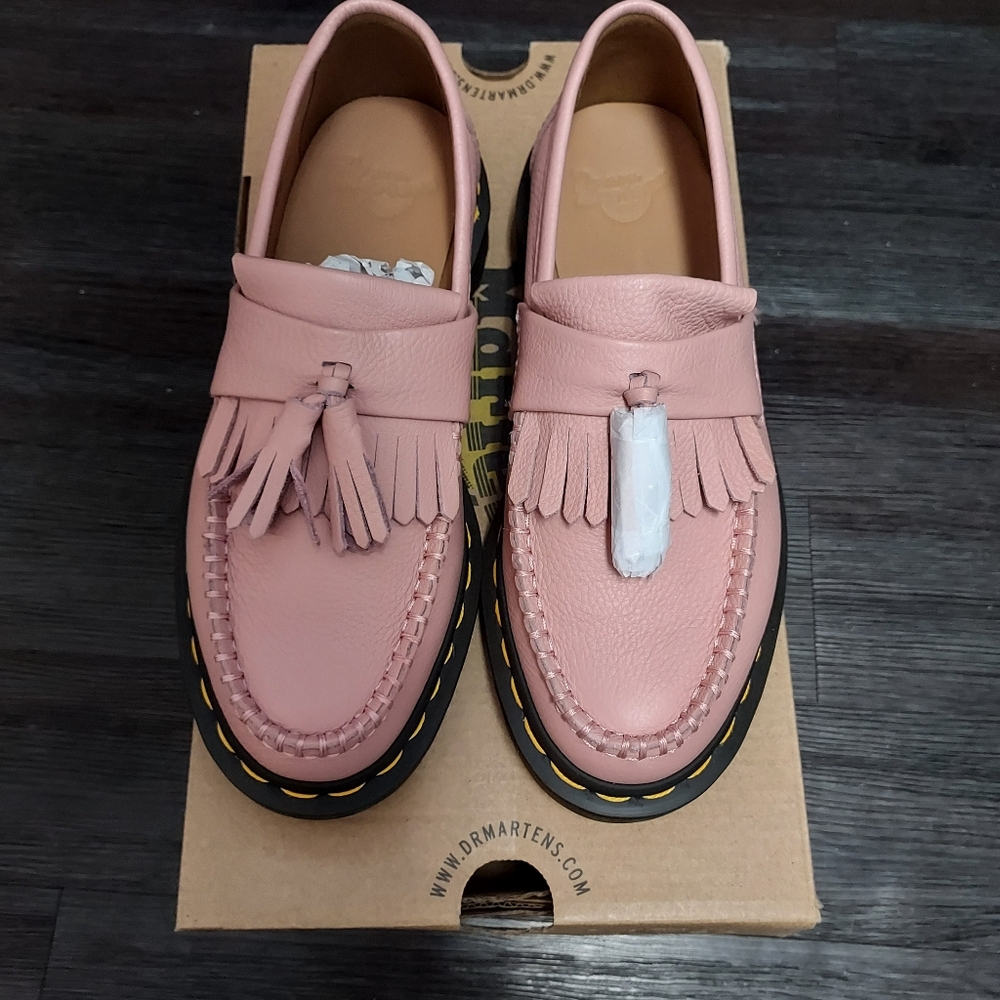 Doc Martens, Adrian Loafer, women size 5, peach beige - Picture 2 of 11